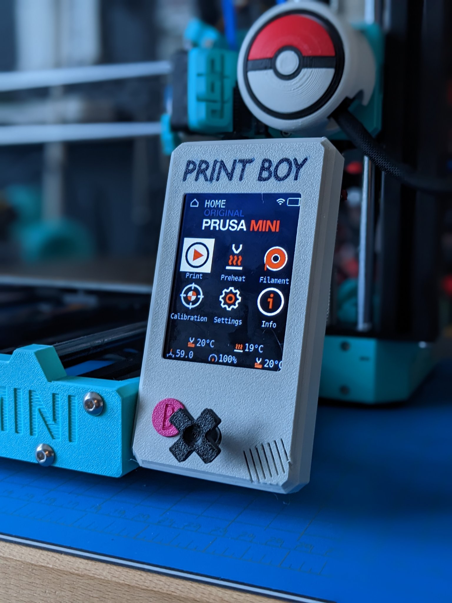 Tiêu đề Print Boy Frame cho Prusa Mini LCD 32 Tóm tắt Khung dành ch