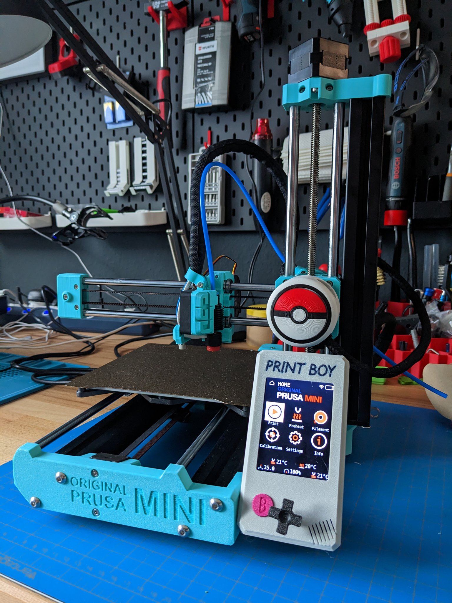 Tiêu đề Print Boy Frame cho Prusa Mini LCD 32 Tóm tắt Khung dành ch