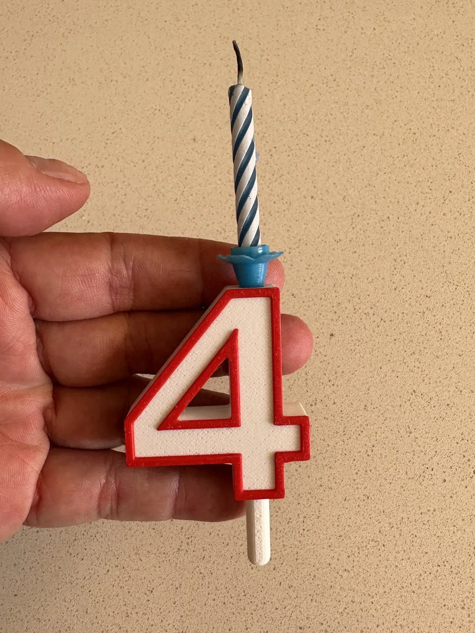 Chữ Số Trang Trí Bánh Sinh Nhật (0-9)