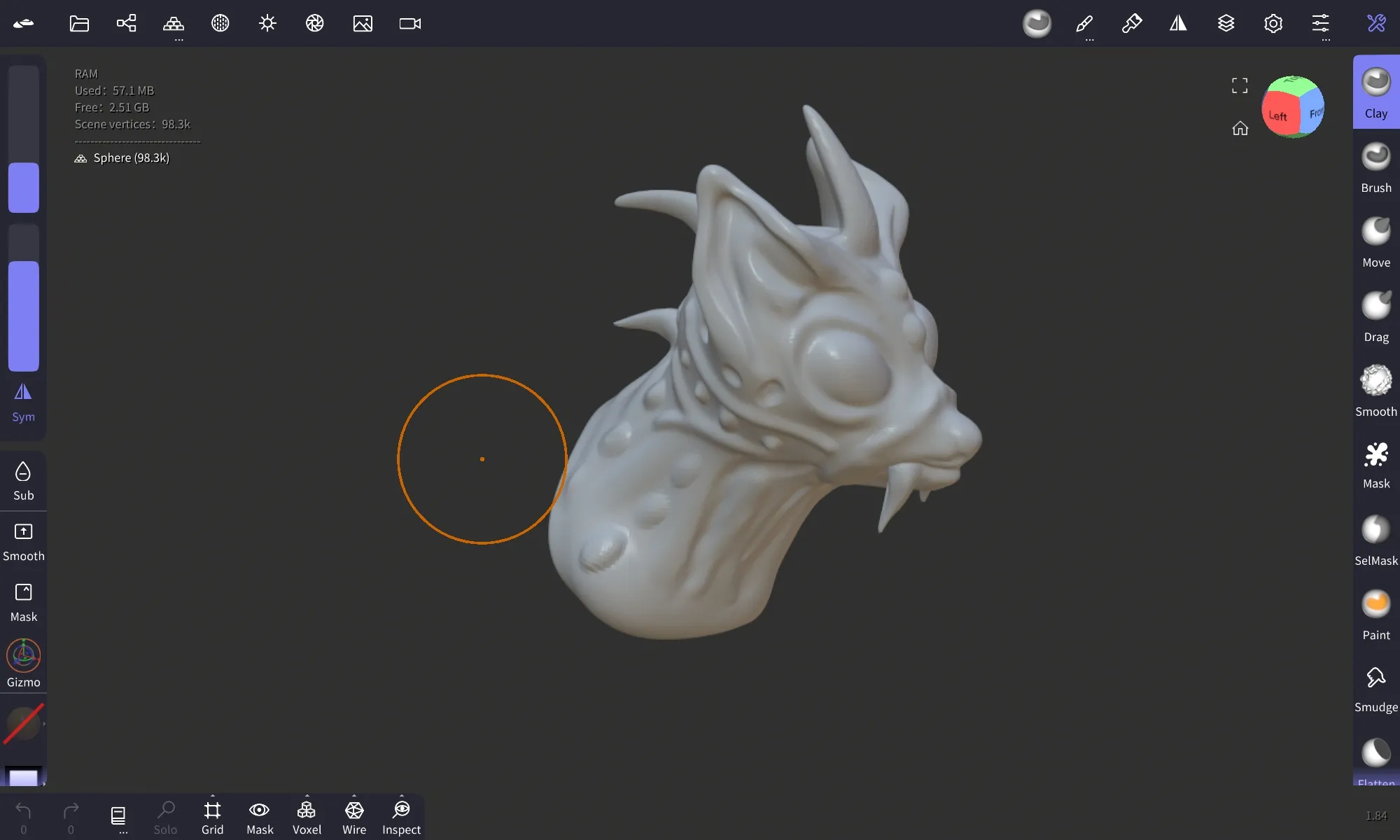 Tiêu đề con mèo quỷ Tóm tắt đó là bức tượng bán thân củ