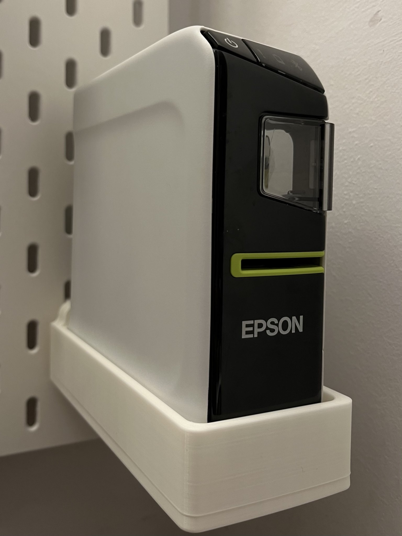 Tiêu đề Ngàm Epson LW-600P cho IKEA Skadis Tổng hợp Giá đỡ máy