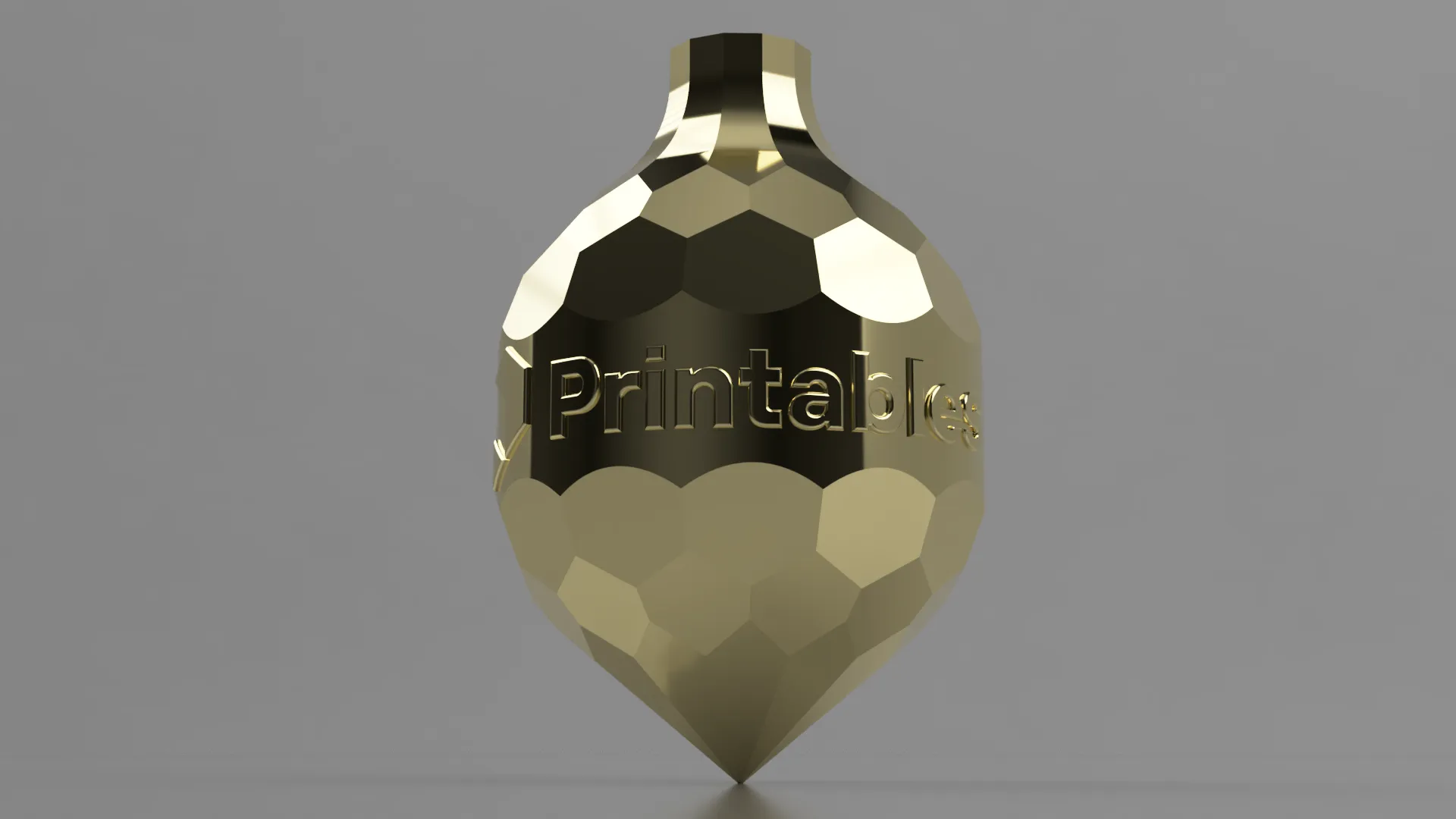 Customizable ornament with Your logo/name (vase mode)