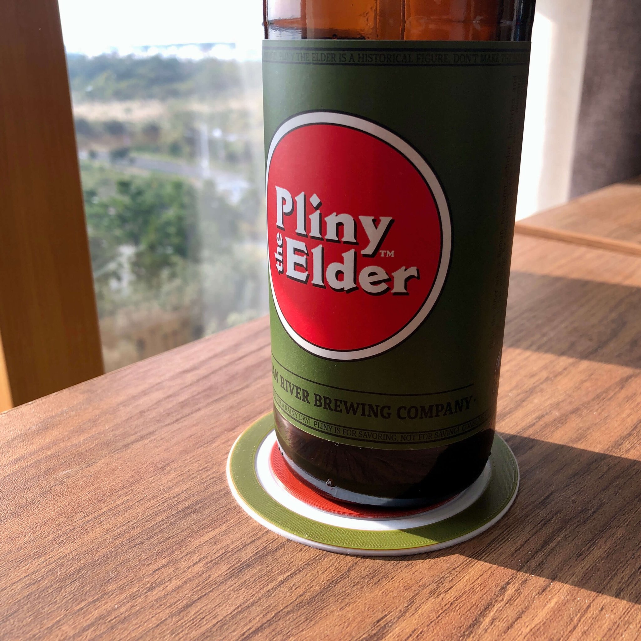 Tiêu đề Pliny the Elder Beer Coaster - USA Tóm tắt Đế