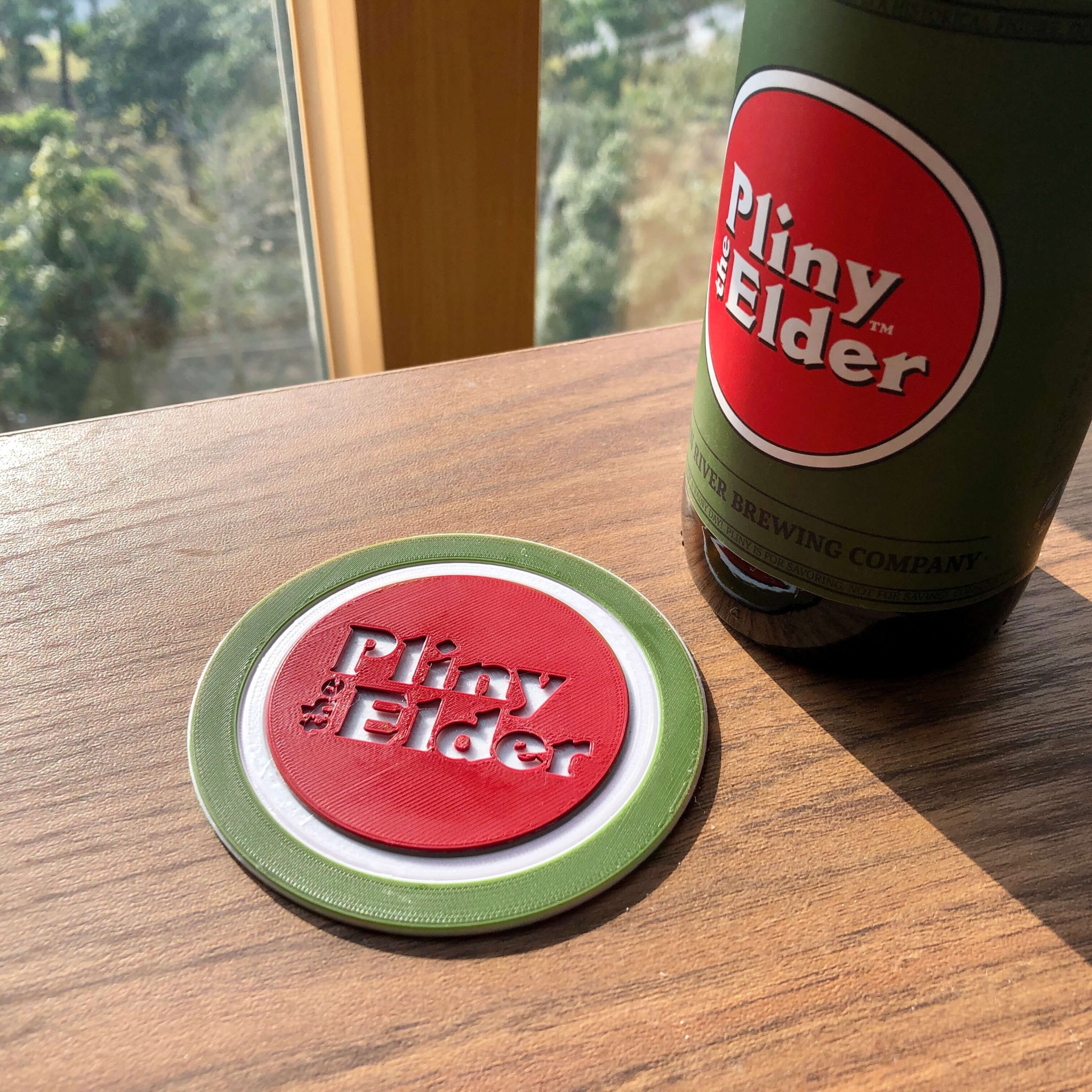 Tiêu đề Pliny the Elder Beer Coaster - USA Tóm tắt Đế