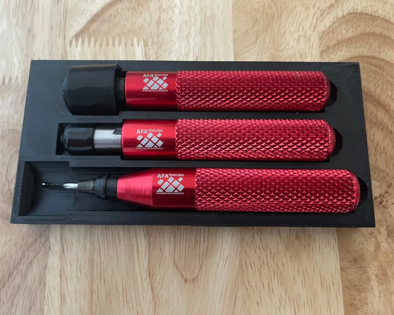 Holder for AFA Tooling Deburr/Countersink Set