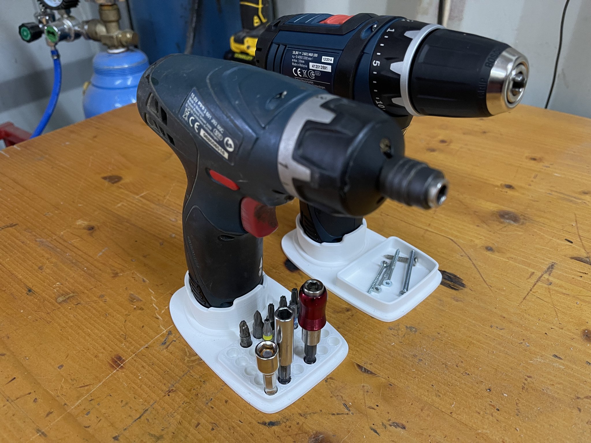 Bosch 12V tools workbench holder