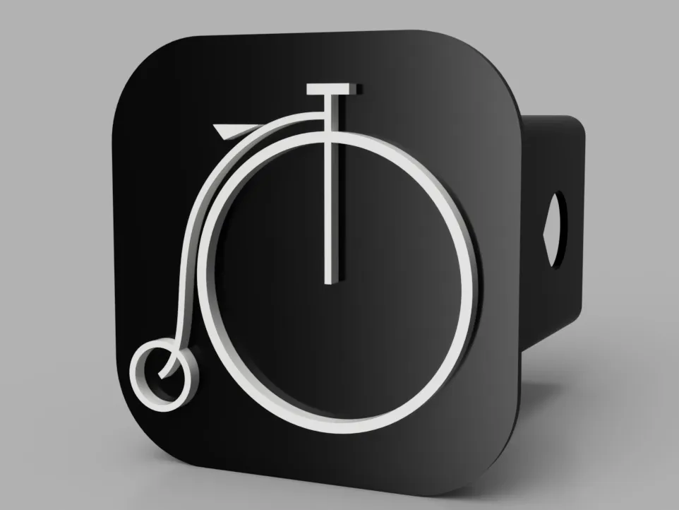 Tiêu đề Xe đạp cao Hitch Cover Tóm tắt Vỏ xe kéo có hình một