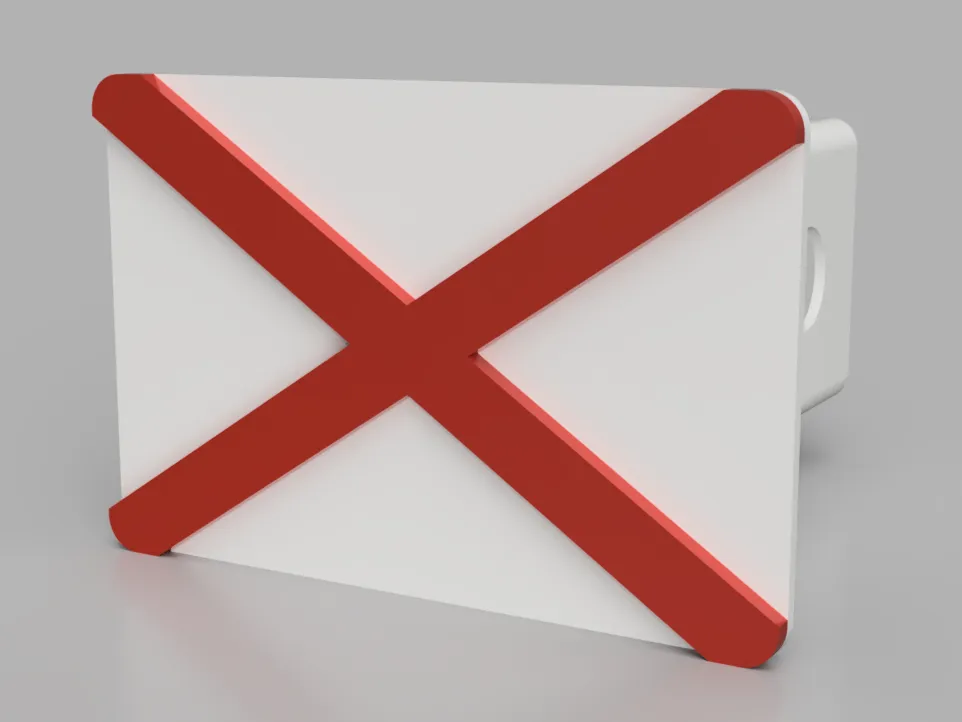 Tiêu đề Hitch Cover Alabama Flag Tóm tắt Trailer Hitch Cover có lá c