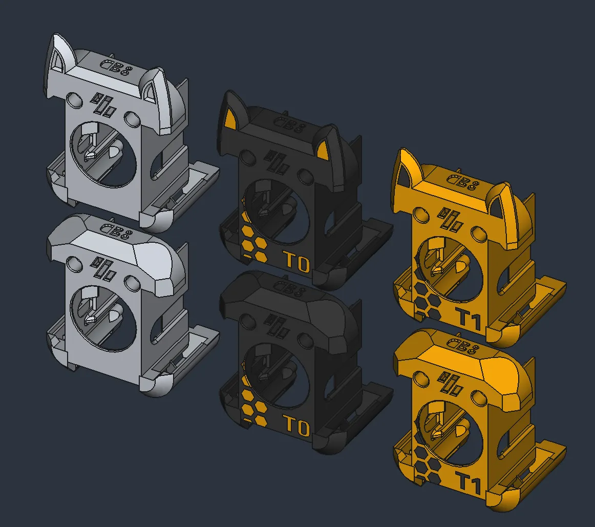 Ốp Che Dragon Burner Họa Tiết Lục Giác và Nhãn, Cập nhật lên DBv8