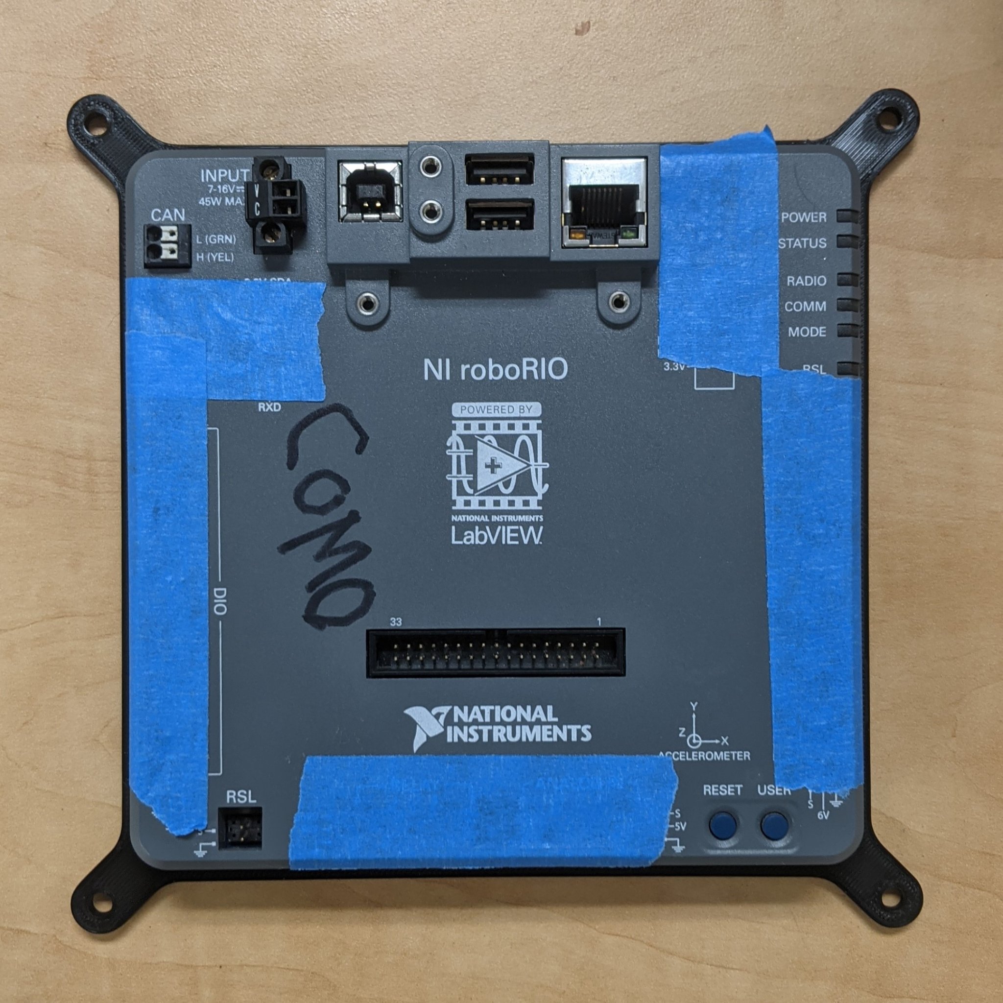 Tiêu đề NI roboRIO Mount for FRC Tóm tắt Cho phép lắp nhanh roboRio