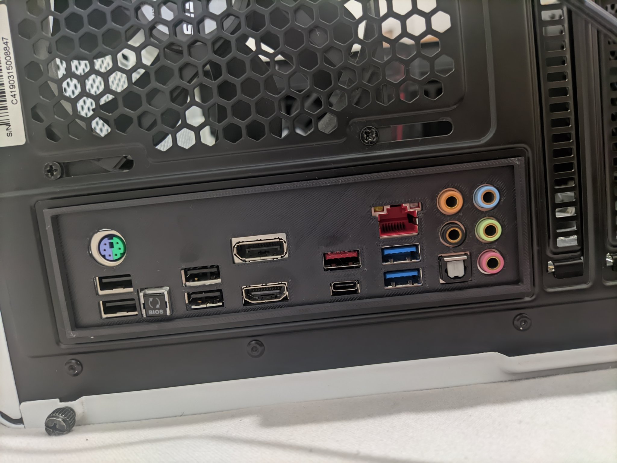 Tiêu đề Tấm chắn IO cho Asus Maximus VIII 8 RangerHero Tổng hợp