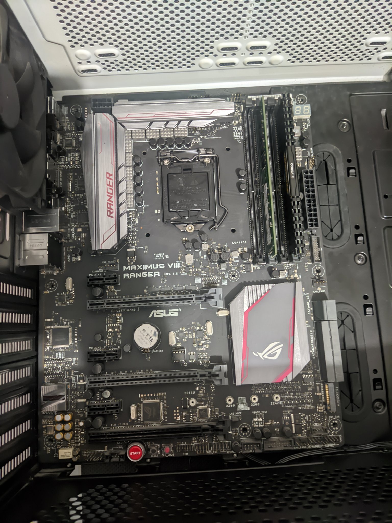 Tiêu đề Tấm chắn IO cho Asus Maximus VIII 8 RangerHero Tổng hợp