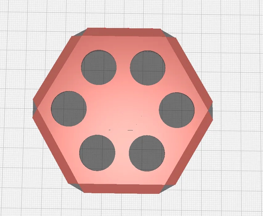 Kính chắn gió ô tô hình lục giác đơn giản, in nhanh