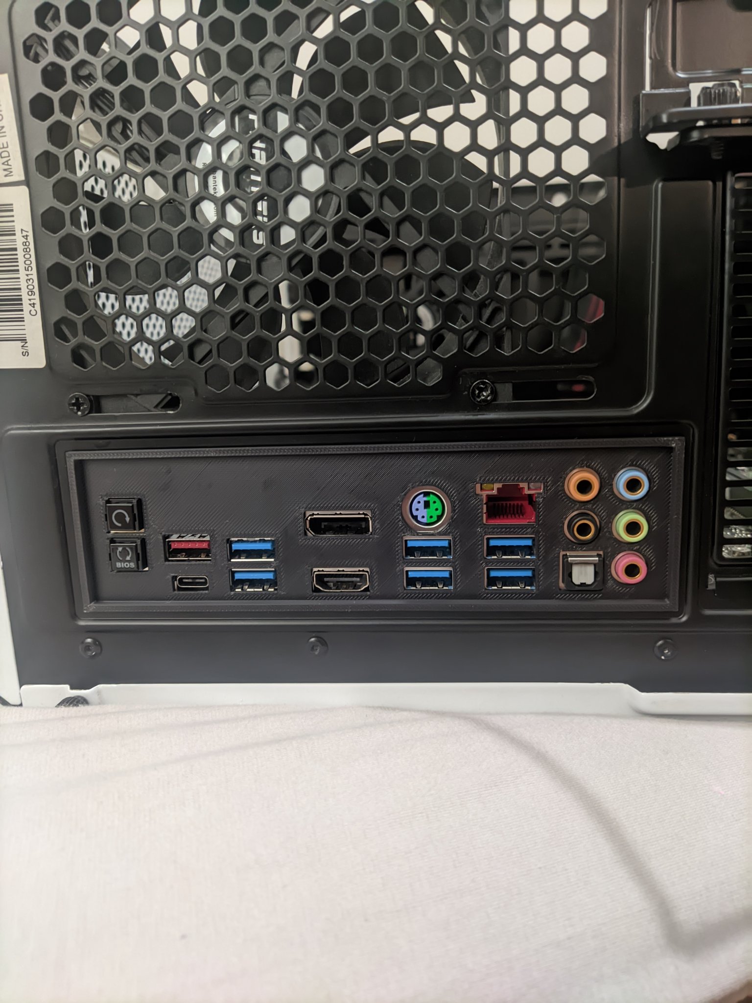 Tiêu đề Tấm chắn IO cho Asus Maximus VIII 8 Gene Tóm tắt Tấm khi