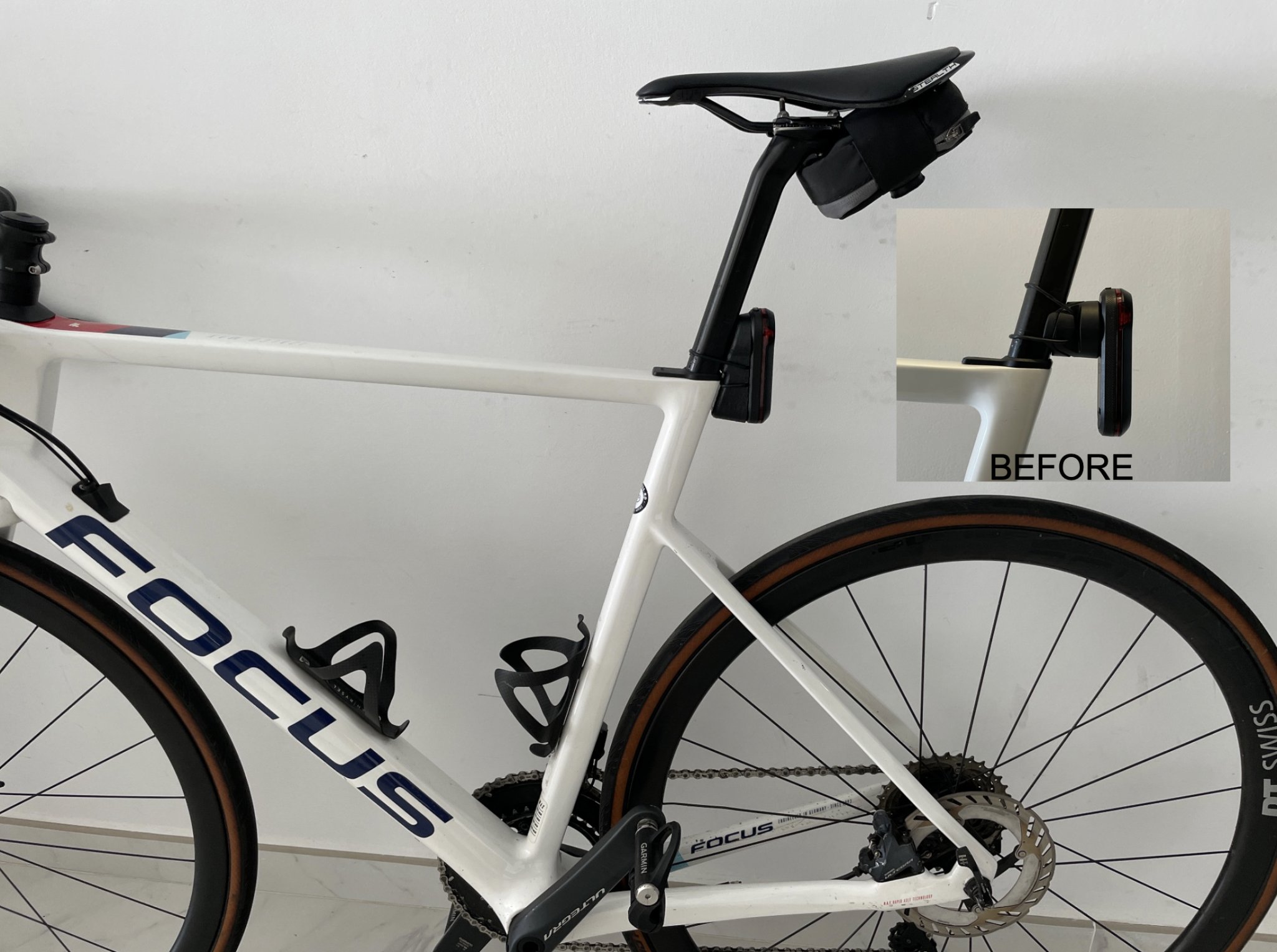 Tiêu đề Giá đỡ Garmin Varia Aero AirTag ẩn Tóm tắt Giá đỡ G