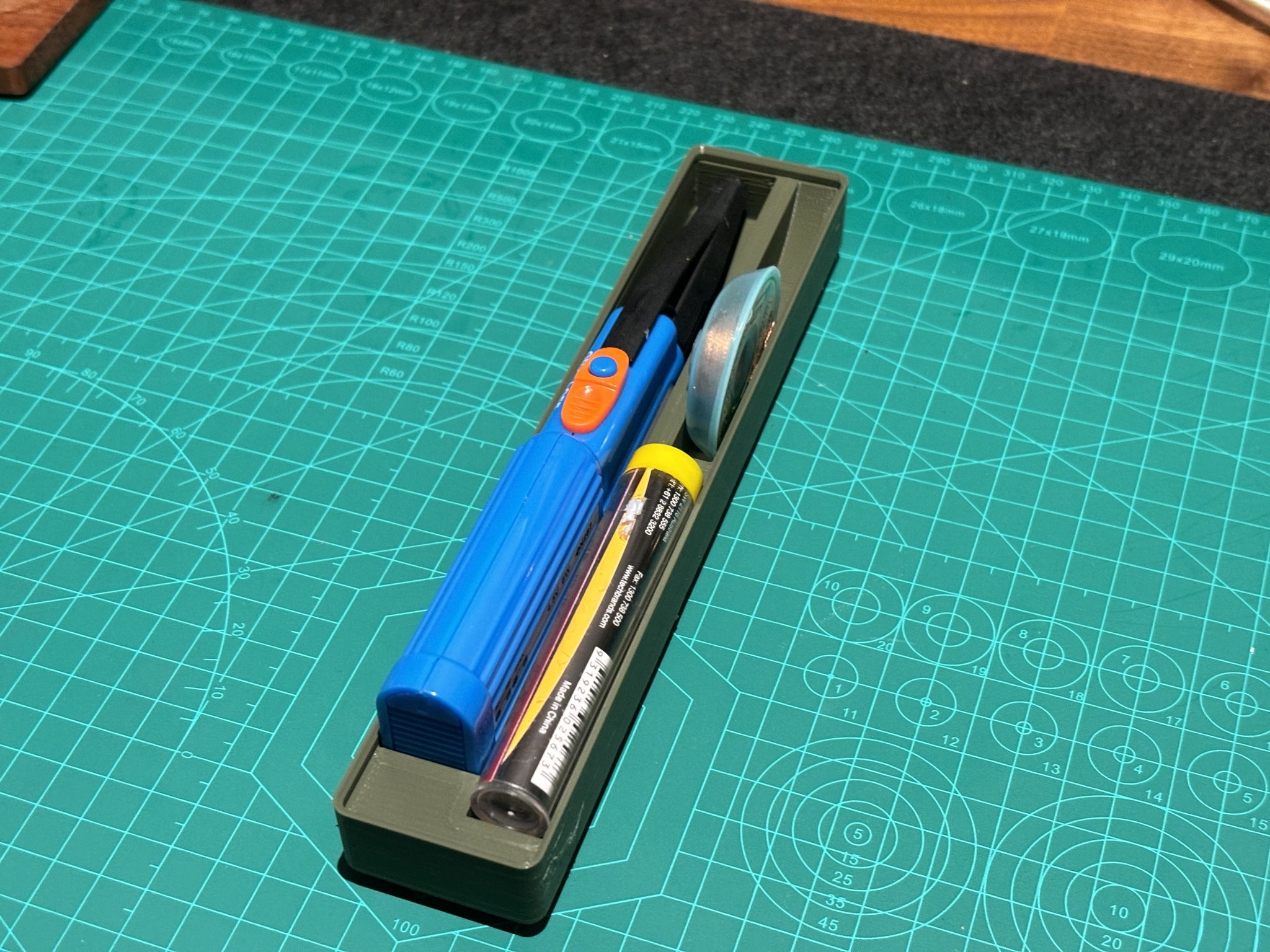 Đế Gridfinity 5x1 (cao 3U) cho Máy Hàn & Phụ kiện