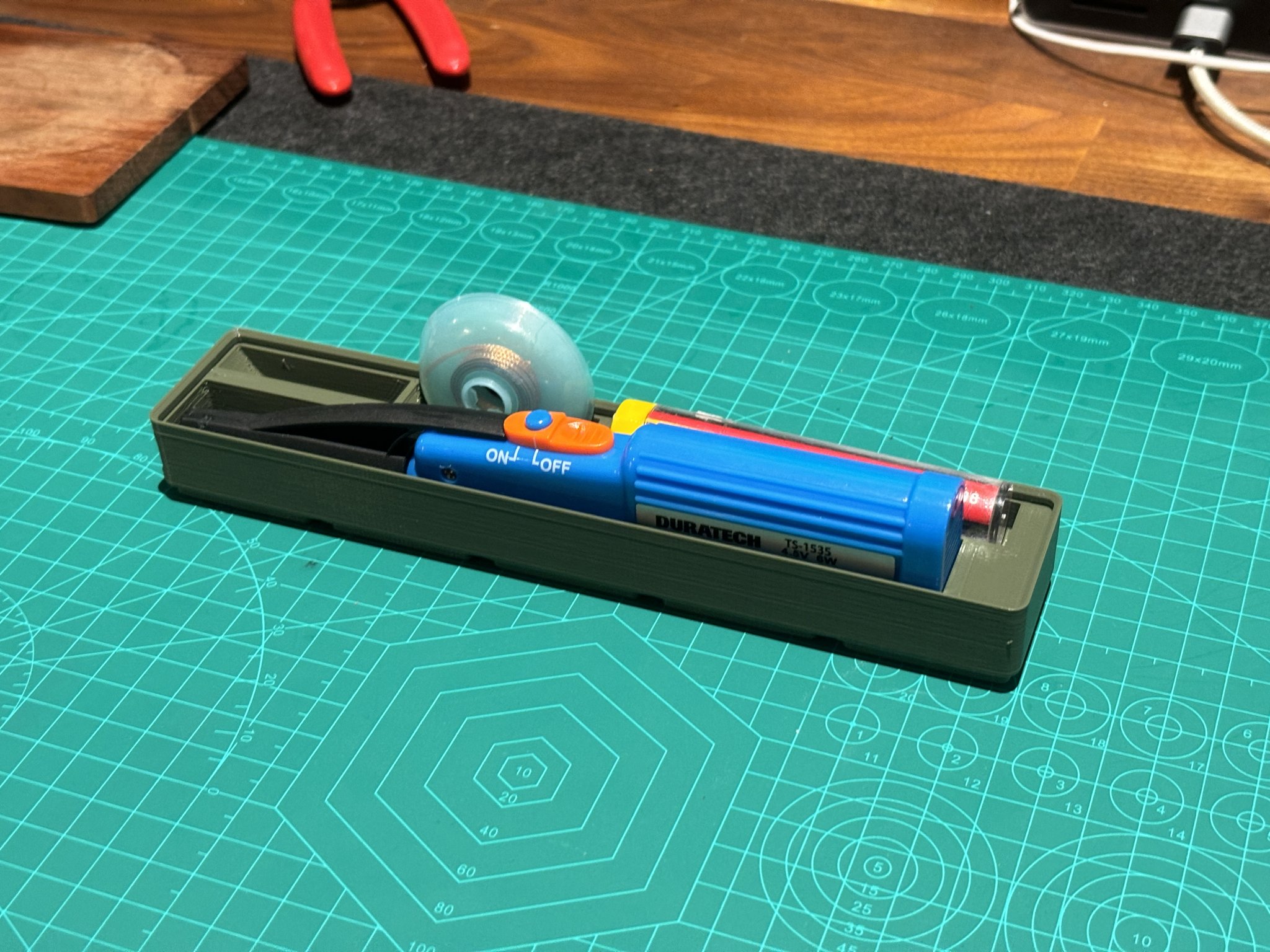 Đế Gridfinity 5x1 (cao 3U) cho Máy Hàn & Phụ kiện