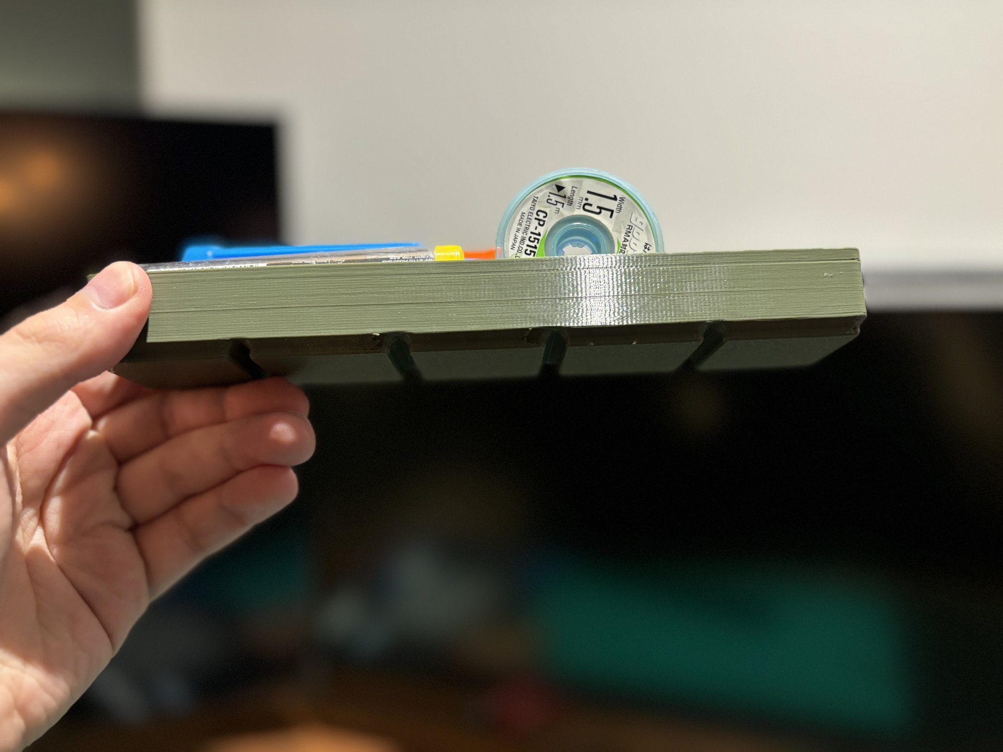 Đế Gridfinity 5x1 (cao 3U) cho Máy Hàn & Phụ kiện