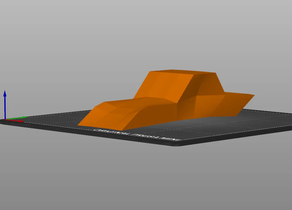 Tiêu đề Máy cạo băng xe Low Poly Tóm tắt Đó là một chiếc xe