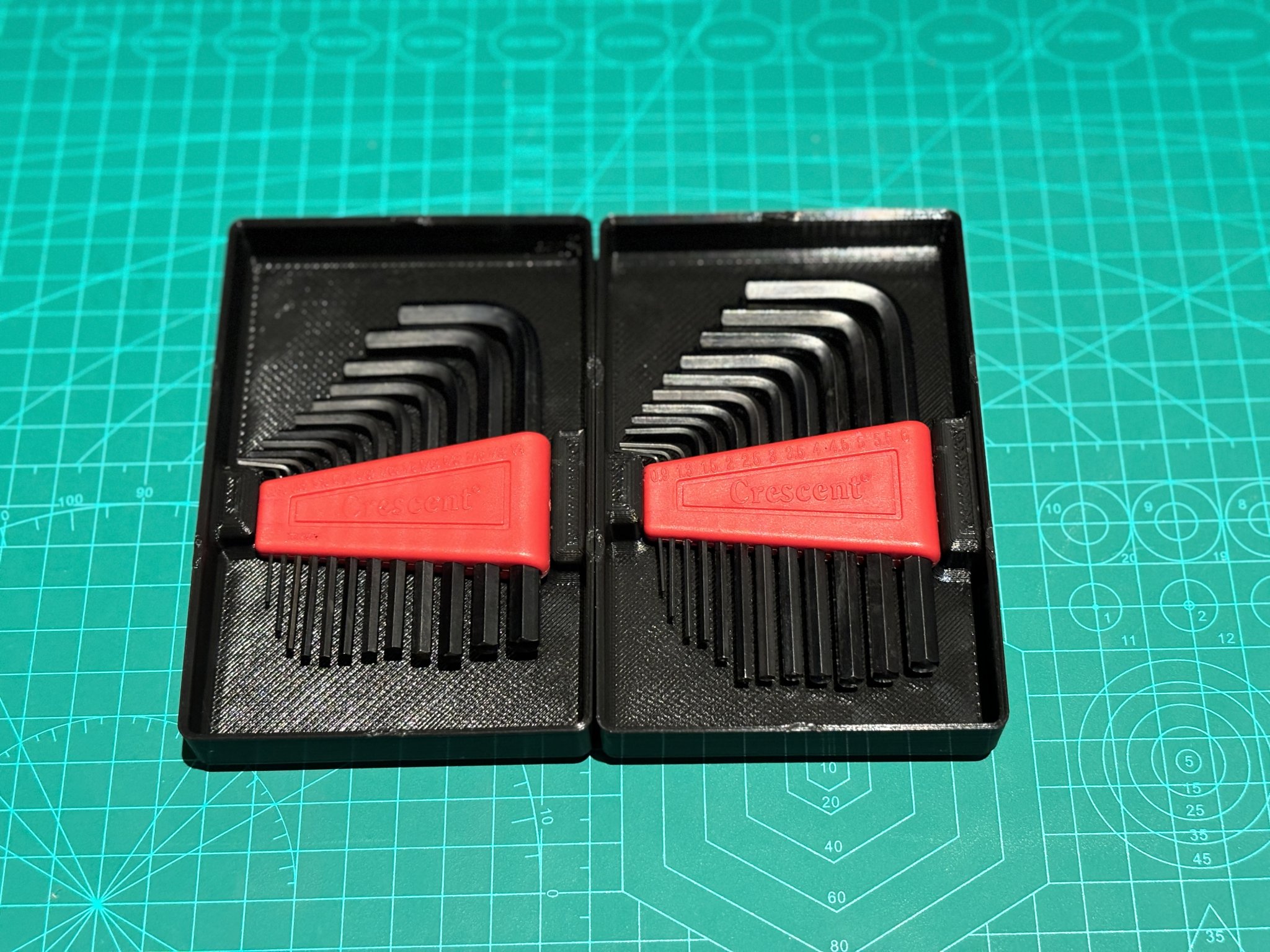 Tiêu đề Bộ giữ chìa khóa Allen có thể xếp chồng Gridfinity 3x2