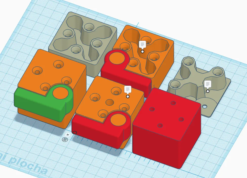 Bộ nối có bản lề cho bàn IKEA LACK