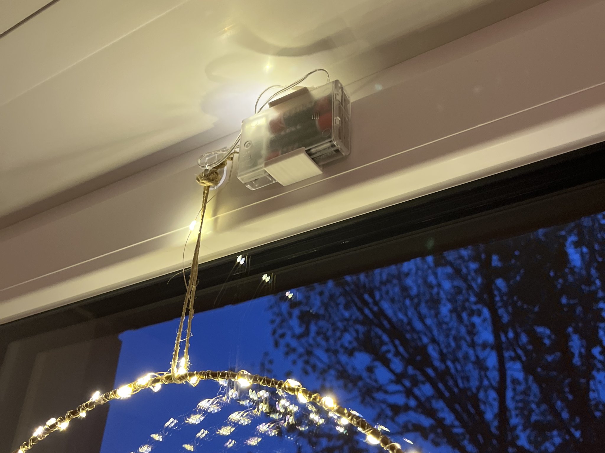 Batteriepack Fensterhalter für Lichterkette