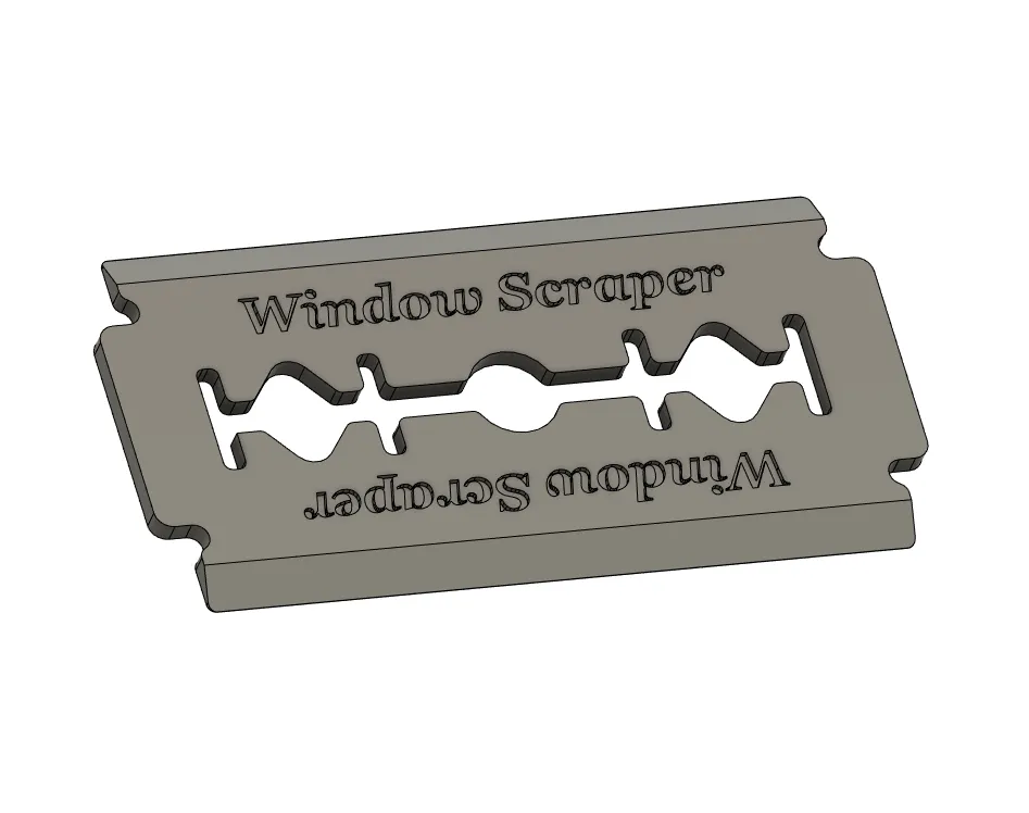 Tiêu đề Scraper-Razor Shape Tóm tắt Hình dạng Scraper-Dao cạo DA