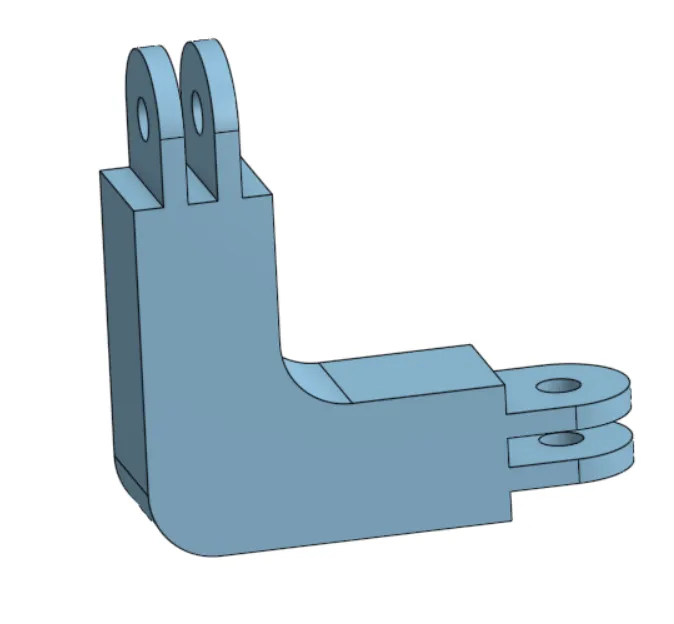 Ngàm xoay 90 độ cho GoPro