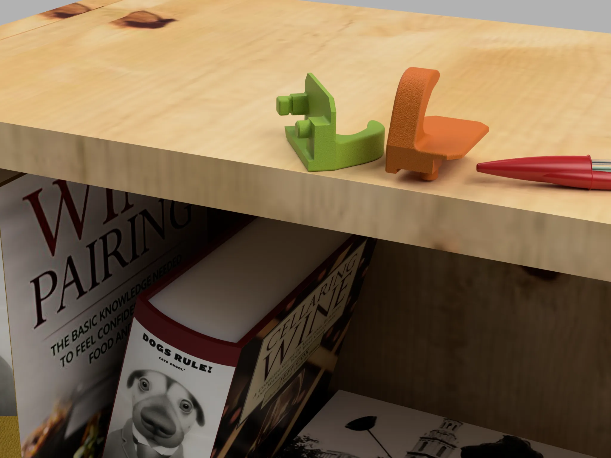 Hooks for utility shelves