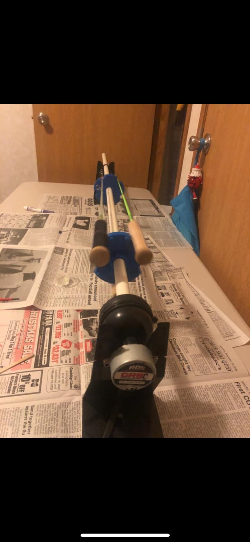 Rod building drum dryer hub