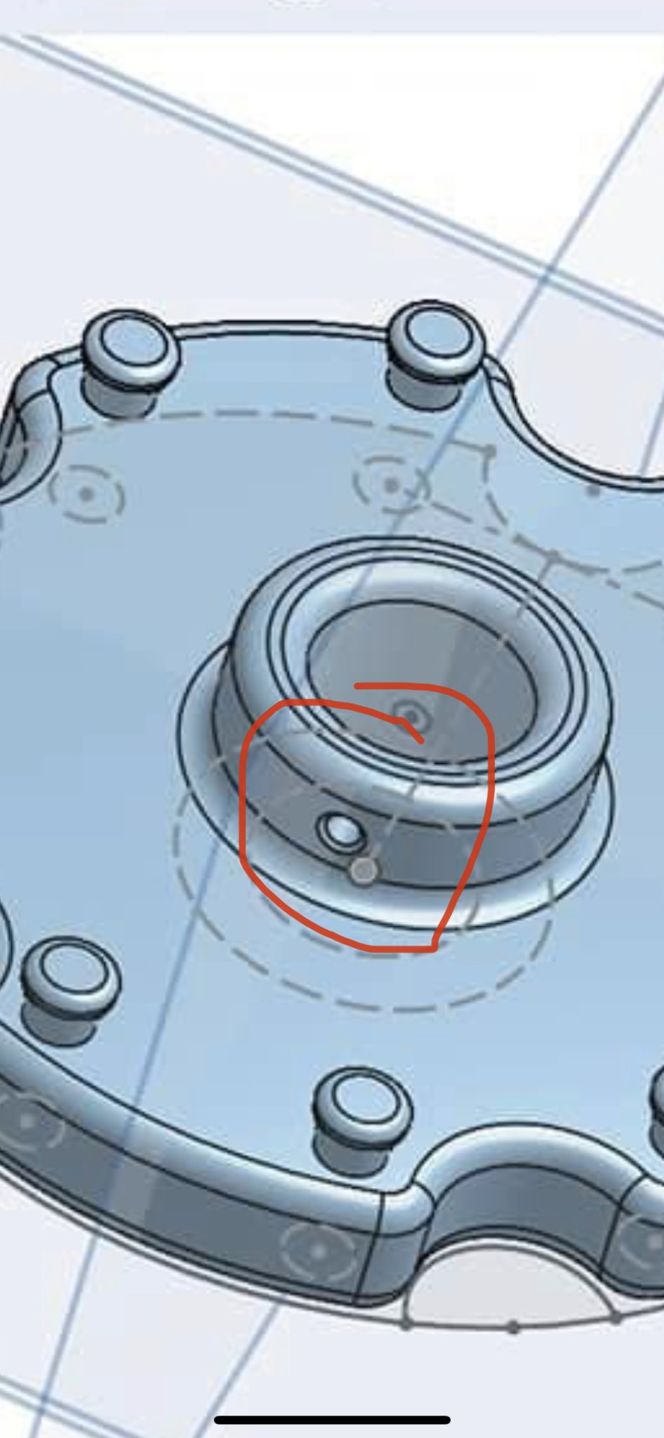 Rod building drum dryer hub