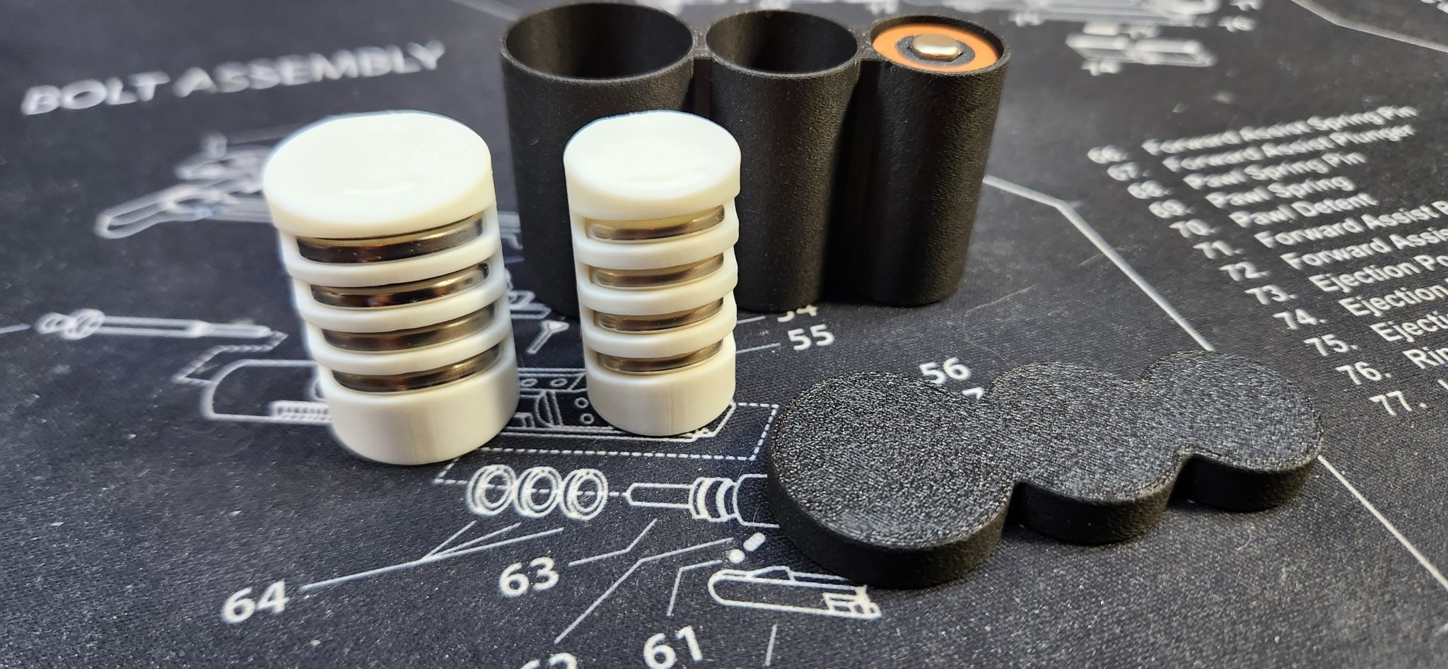 Battery Bin for 2032, 1632, and A123