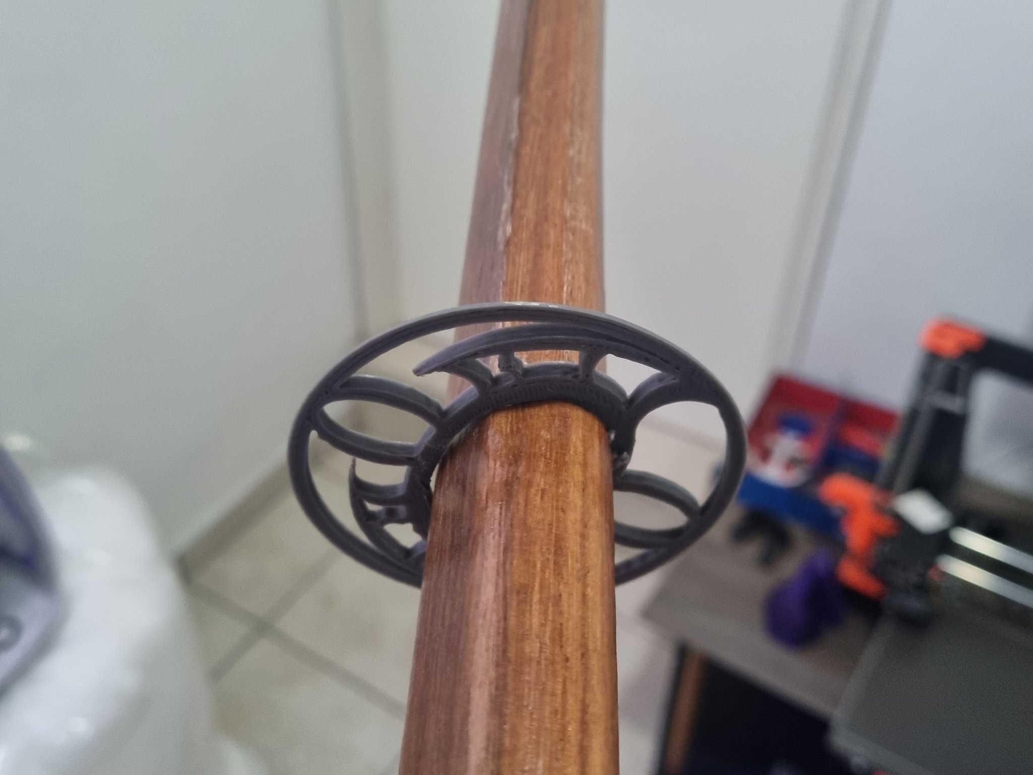 Tiêu đề Tsuba cho Bokken Tóm tắt Mô hình Tsuba nhỏ cơ bản để