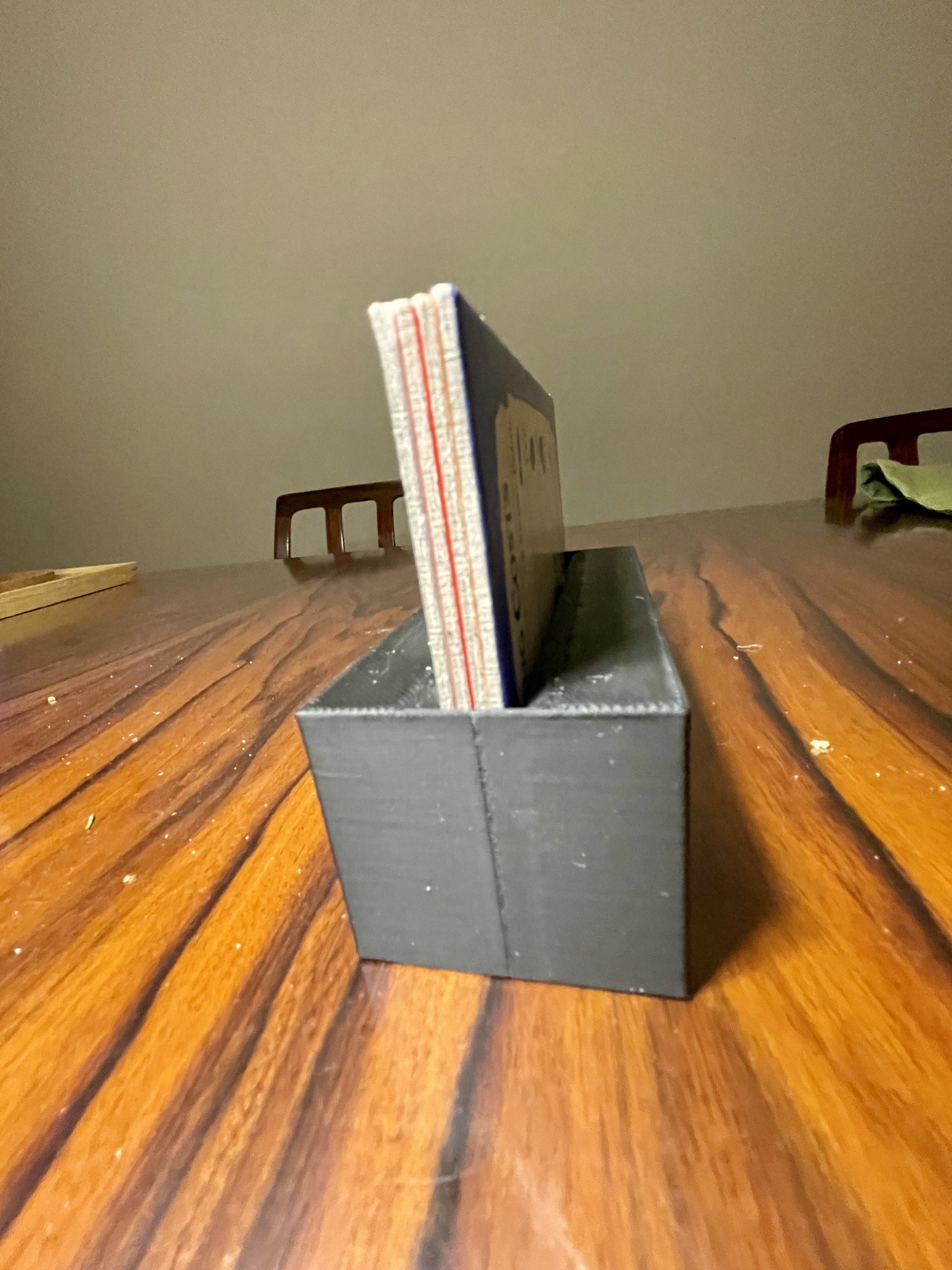 3D Catan building reference card box insert