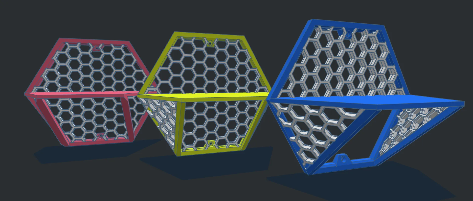 X3D HSW Display Shelf (Multicolor)