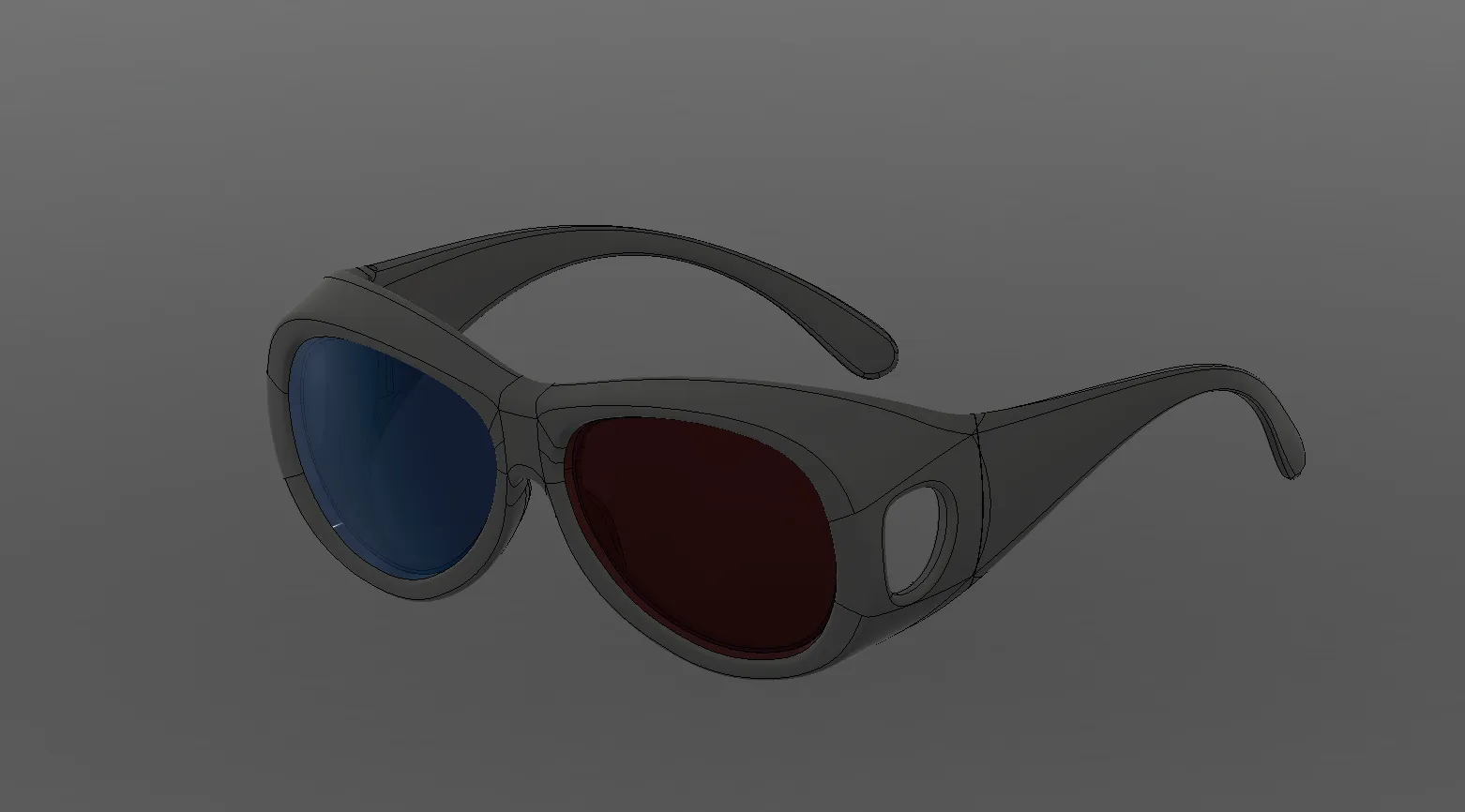 Tiêu đề Gọng kính cỡ lớn cho kính 3D Anachrome Aviator Tóm tắt