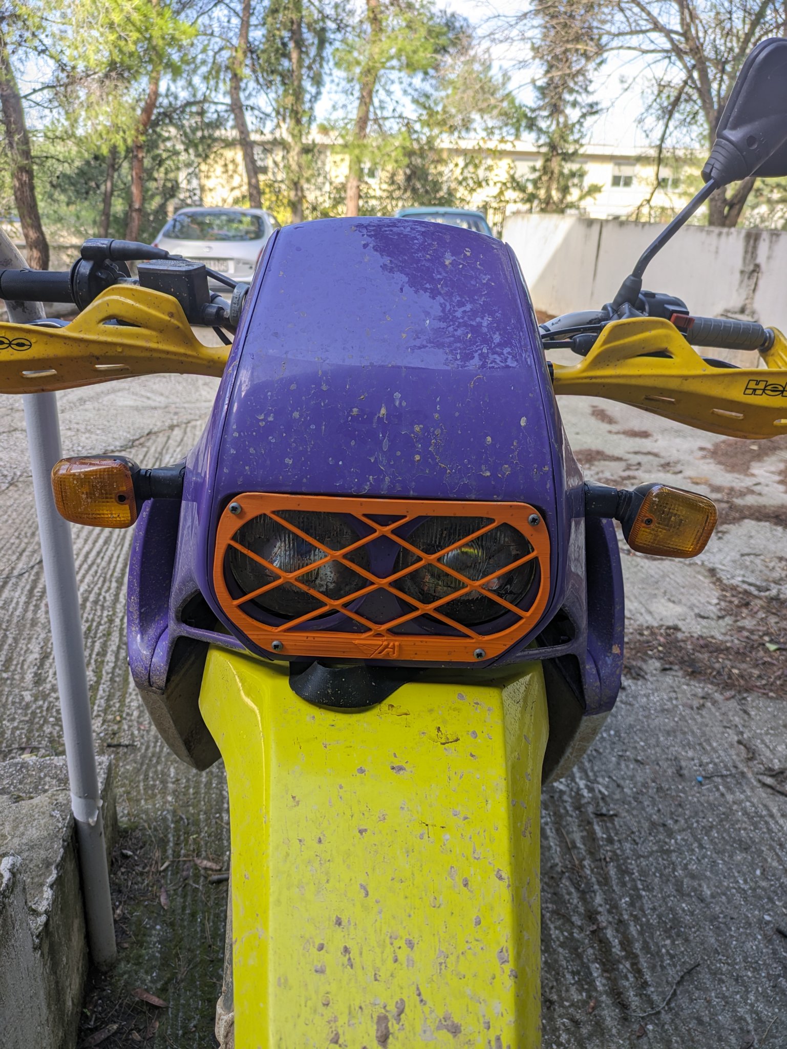 Tiêu đề Bảo vệ đèn pha Tóm tắt Dành cho Aprilia Tuareg Rally 12