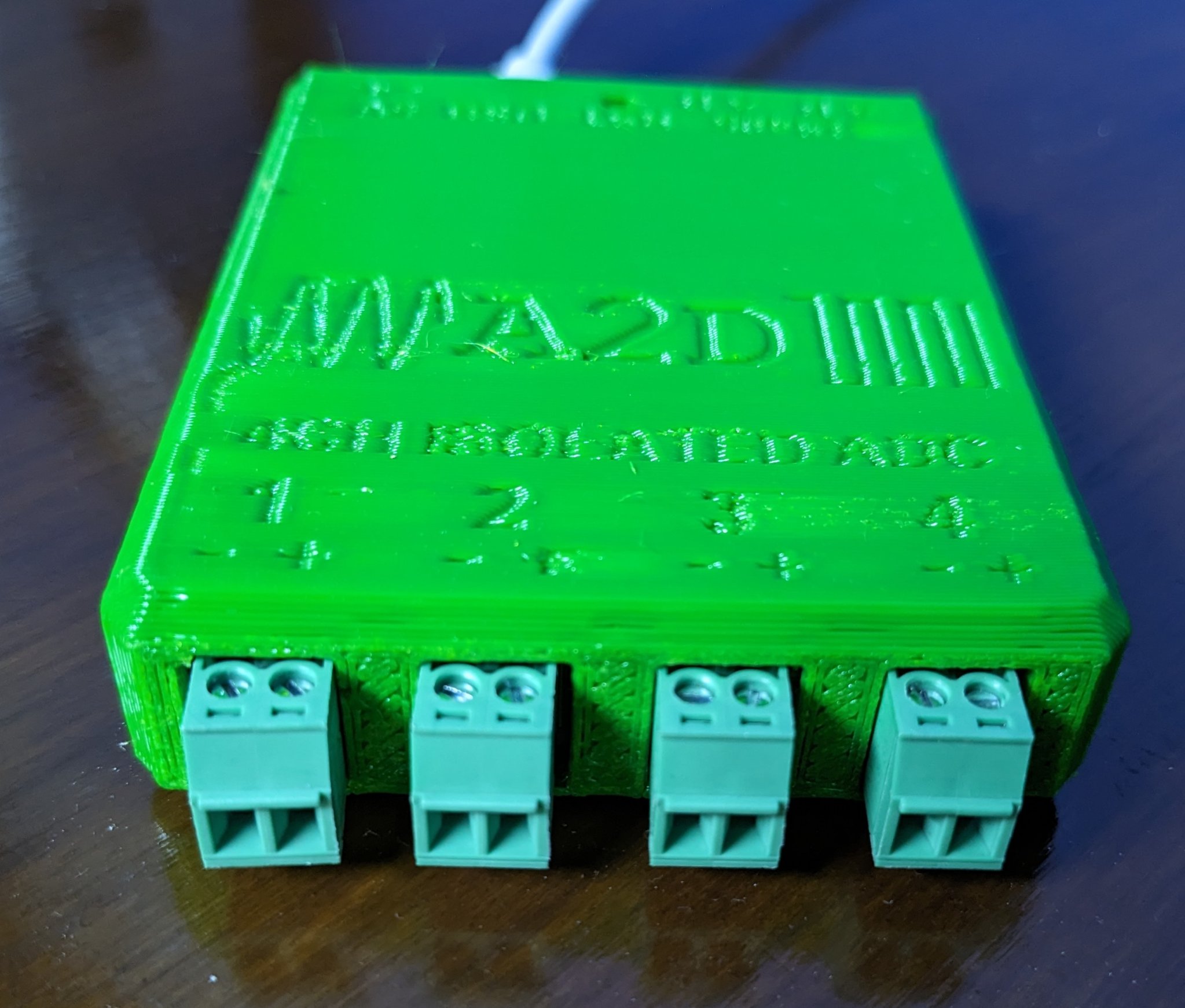 Vỏ cho A2D Electronics 4 Channel Isolated ADC