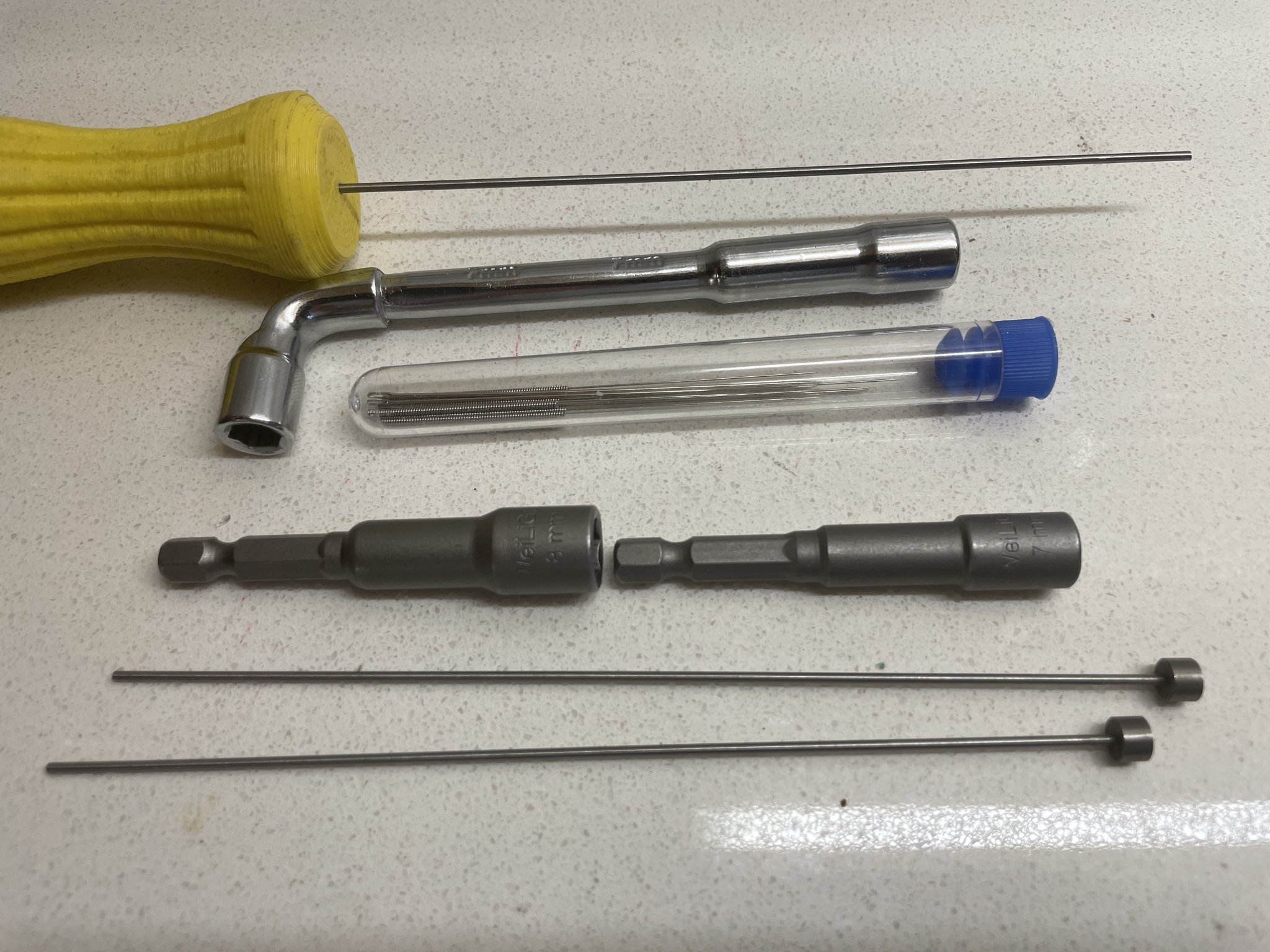 Tiêu đề Giá đỡ dụng cụ bảo trì vòi phun Gridfinity Tóm tắt