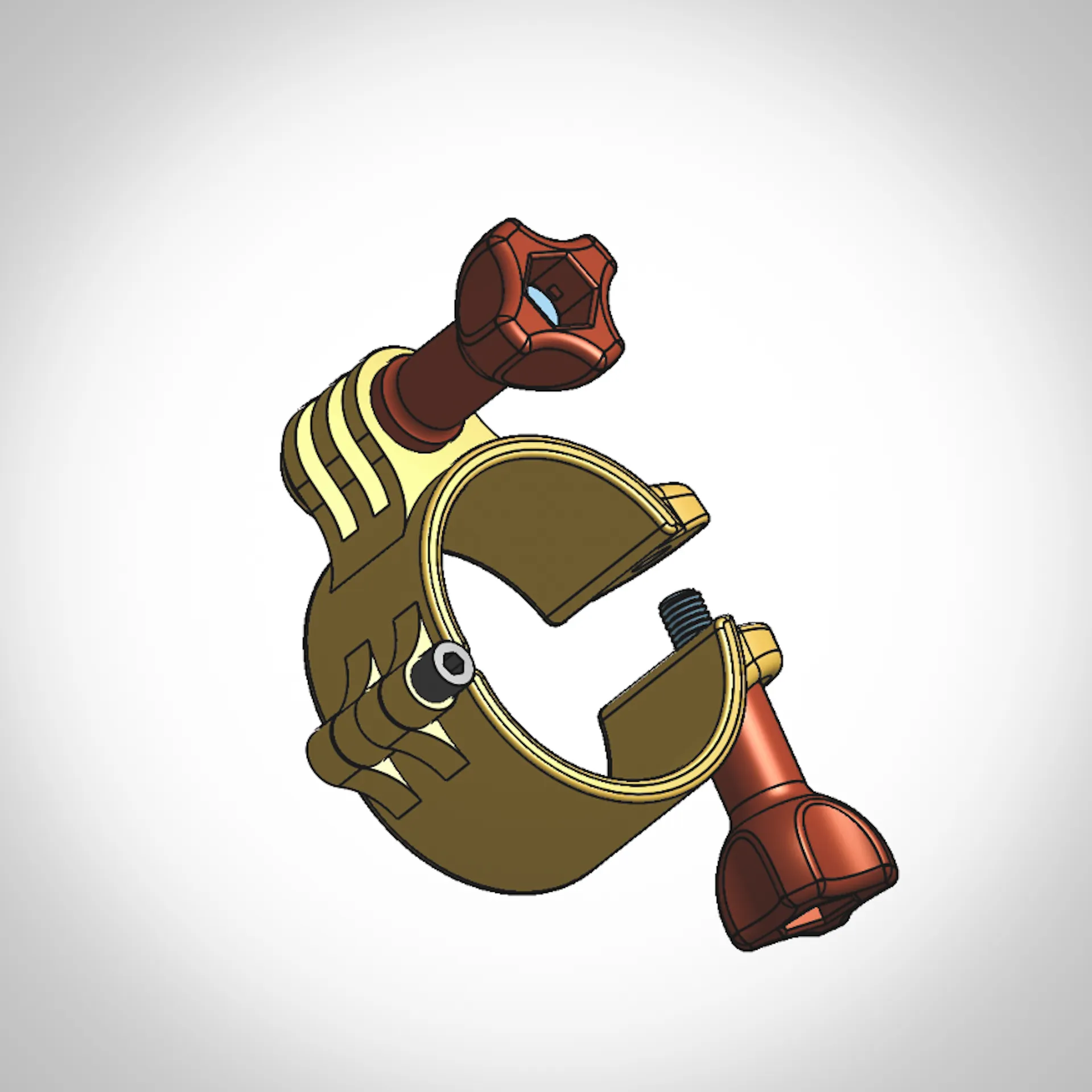 Tiêu đề Giá đỡ xe đạp GoPro ống 35mm núm vặn Tóm tắt B