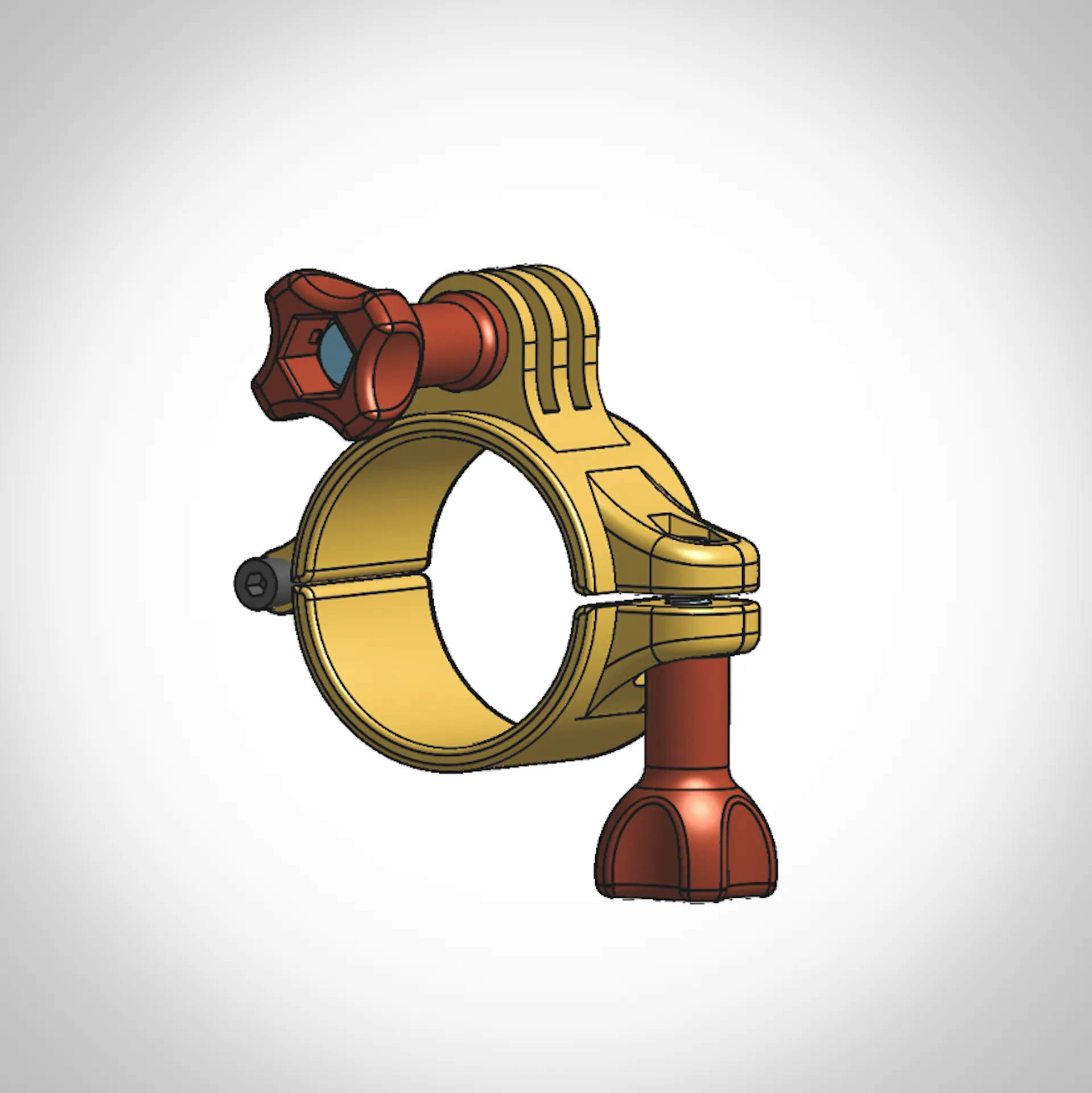 Tiêu đề Giá đỡ xe đạp GoPro ống 35mm núm vặn Tóm tắt B