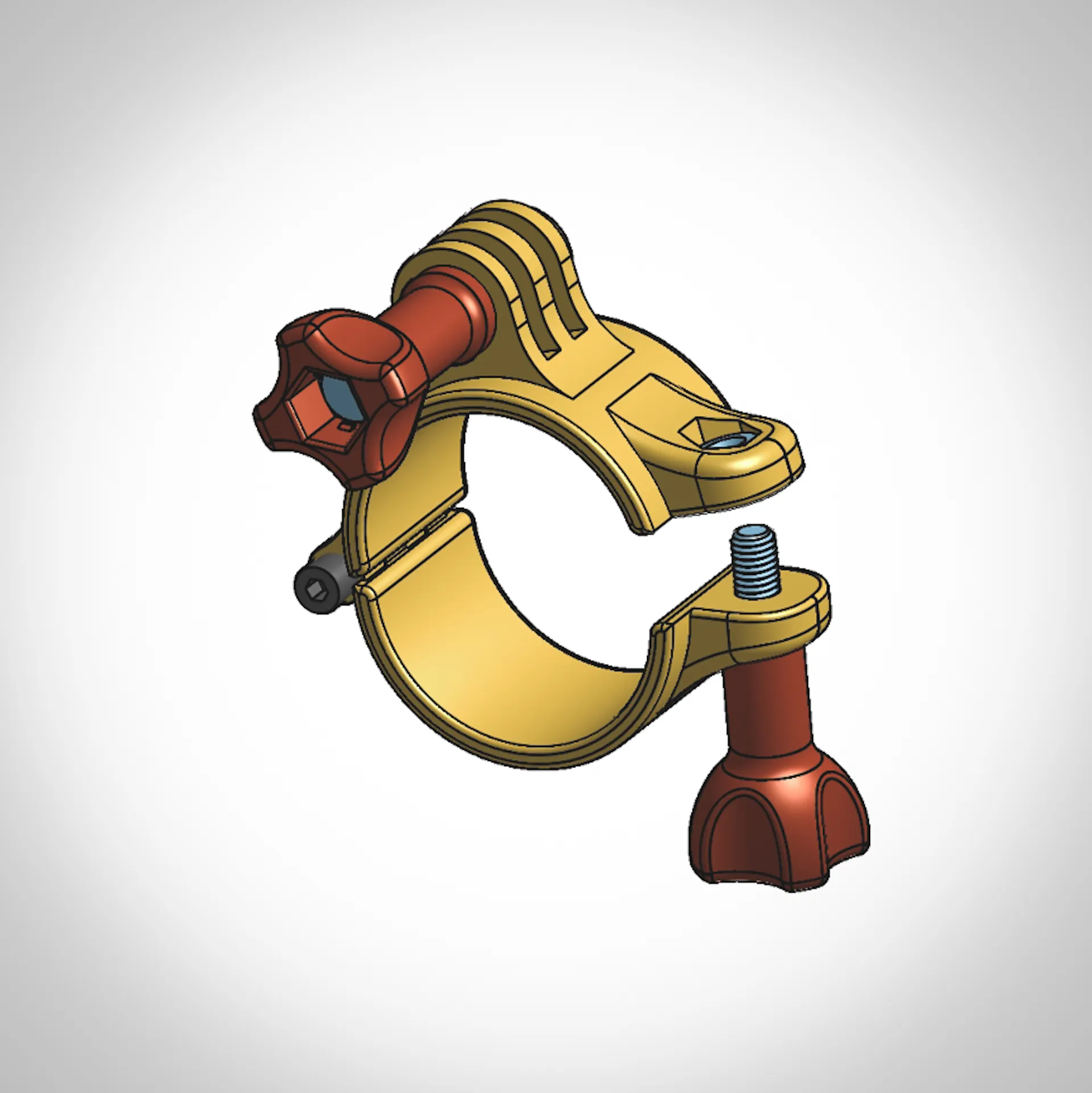 Tiêu đề Giá đỡ xe đạp GoPro ống 35mm núm vặn Tóm tắt B