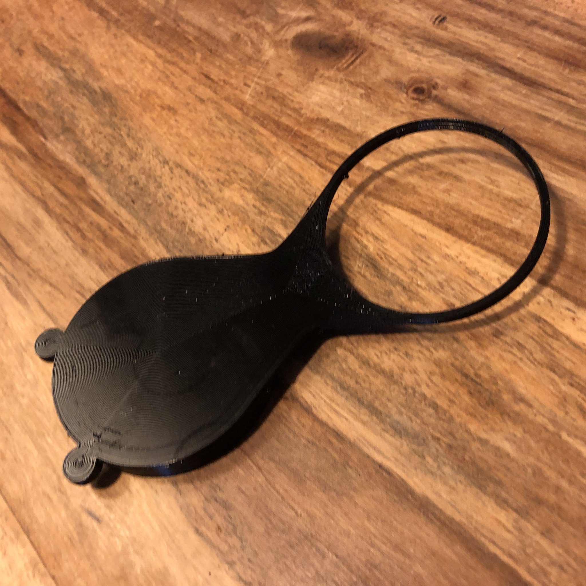 Print in place flip up optics Cover