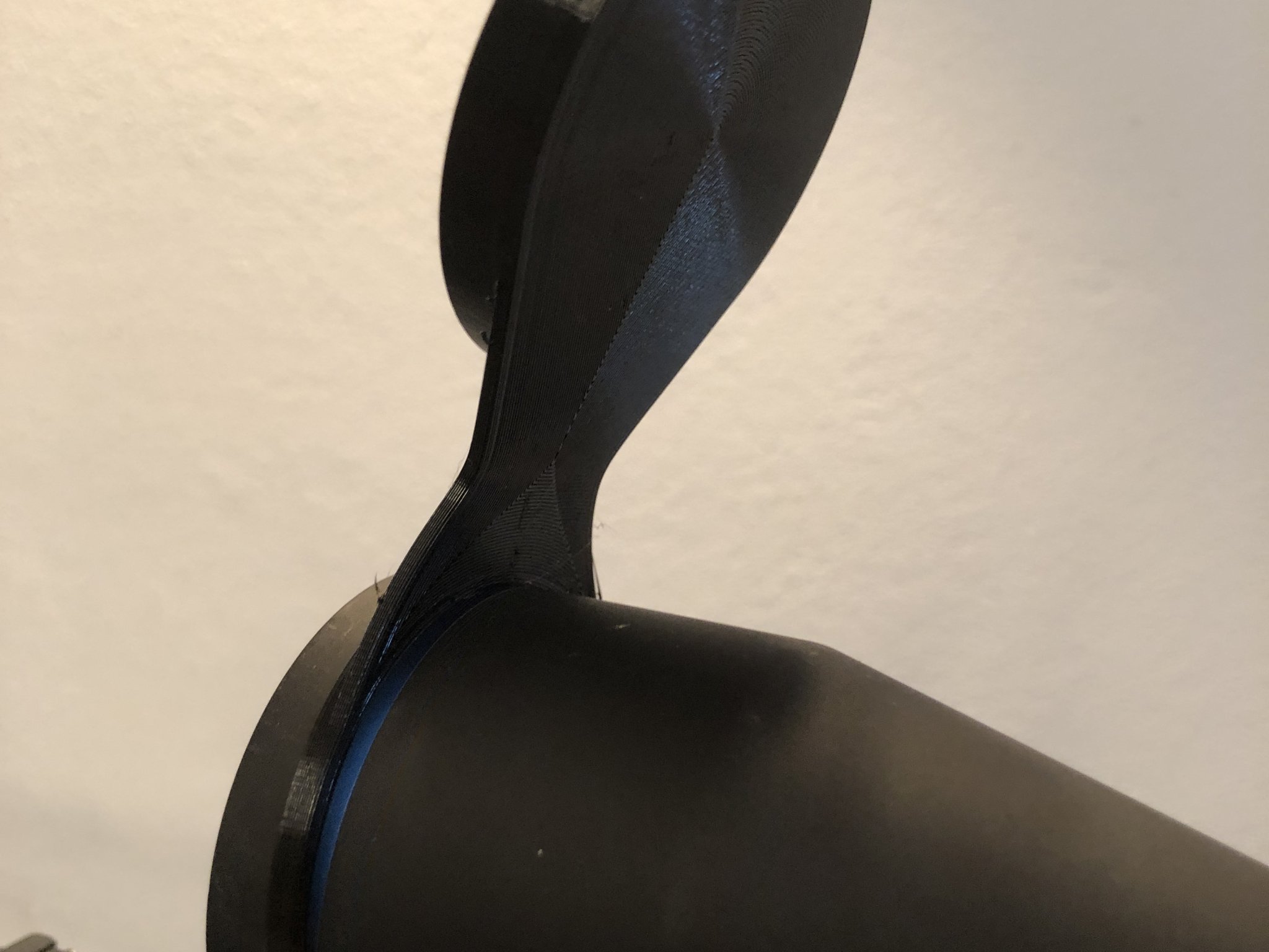 Print in place flip up optics Cover