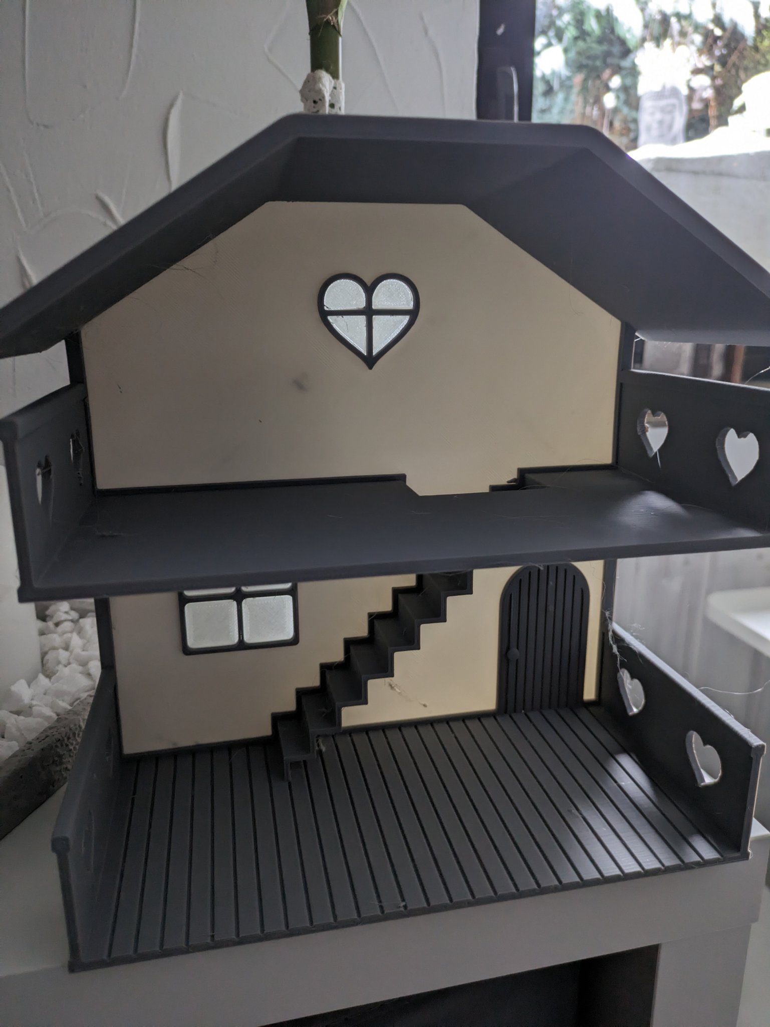 Nhà yêu tinh (cửa gnome) - Hai tầng