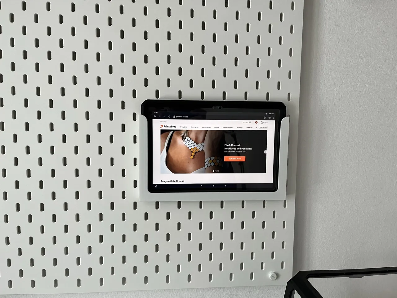 Giá Đỡ Ikea Skadis Cho Fire HD 10