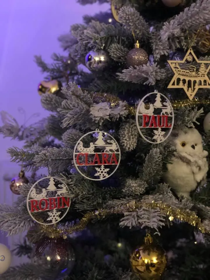 Tiêu đề Tệp kết hợp cá nhân hóa Móc treo Giáng sinh Hướng d