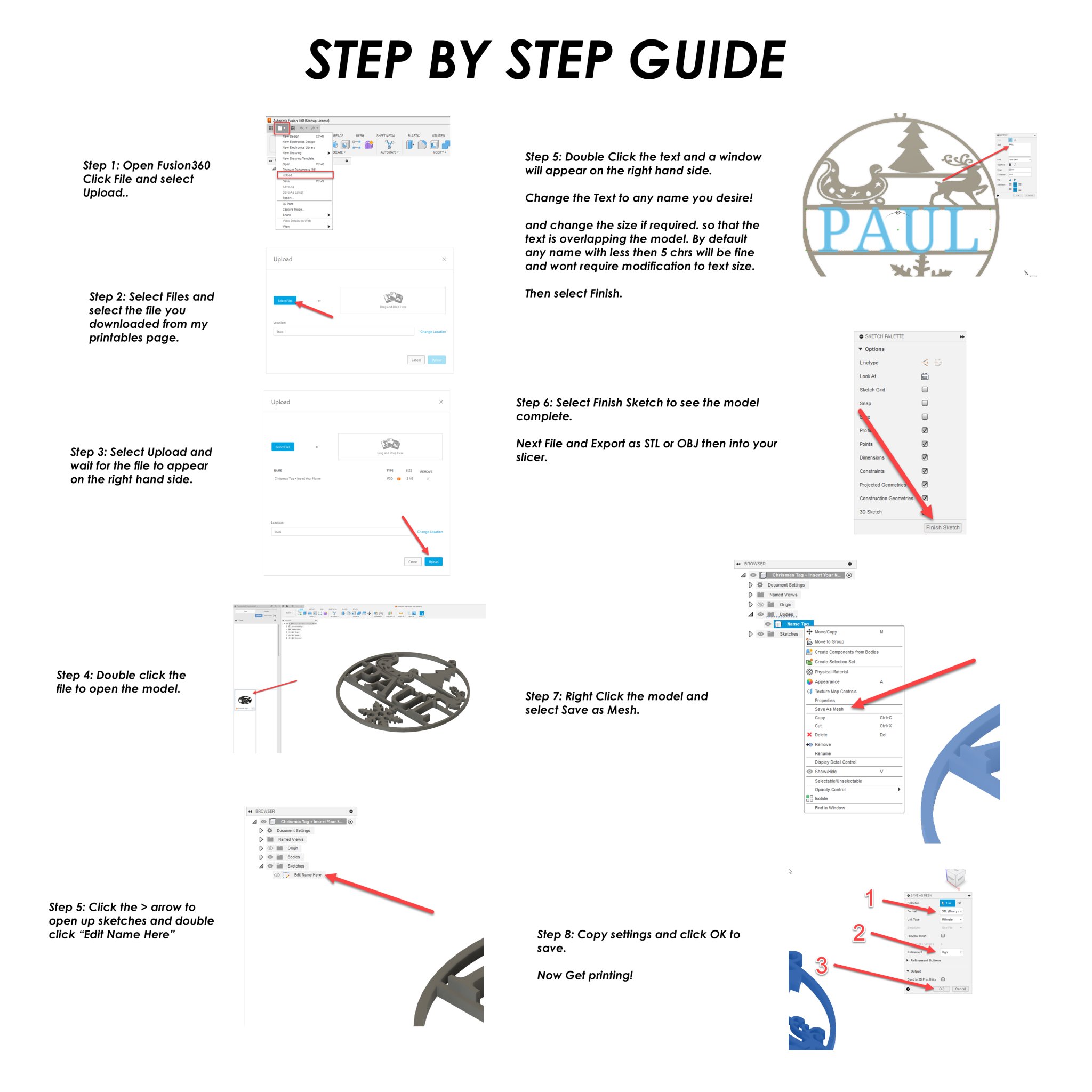 Tiêu đề Tệp kết hợp cá nhân hóa Móc treo Giáng sinh Hướng d