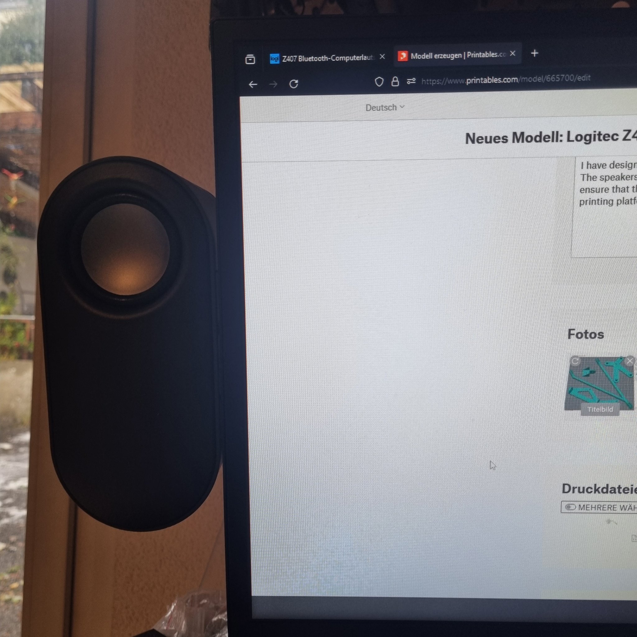 Tiêu đề Loa Logitech Z407 - Giá đỡ màn hình Nema Tóm tắt Tôi đ