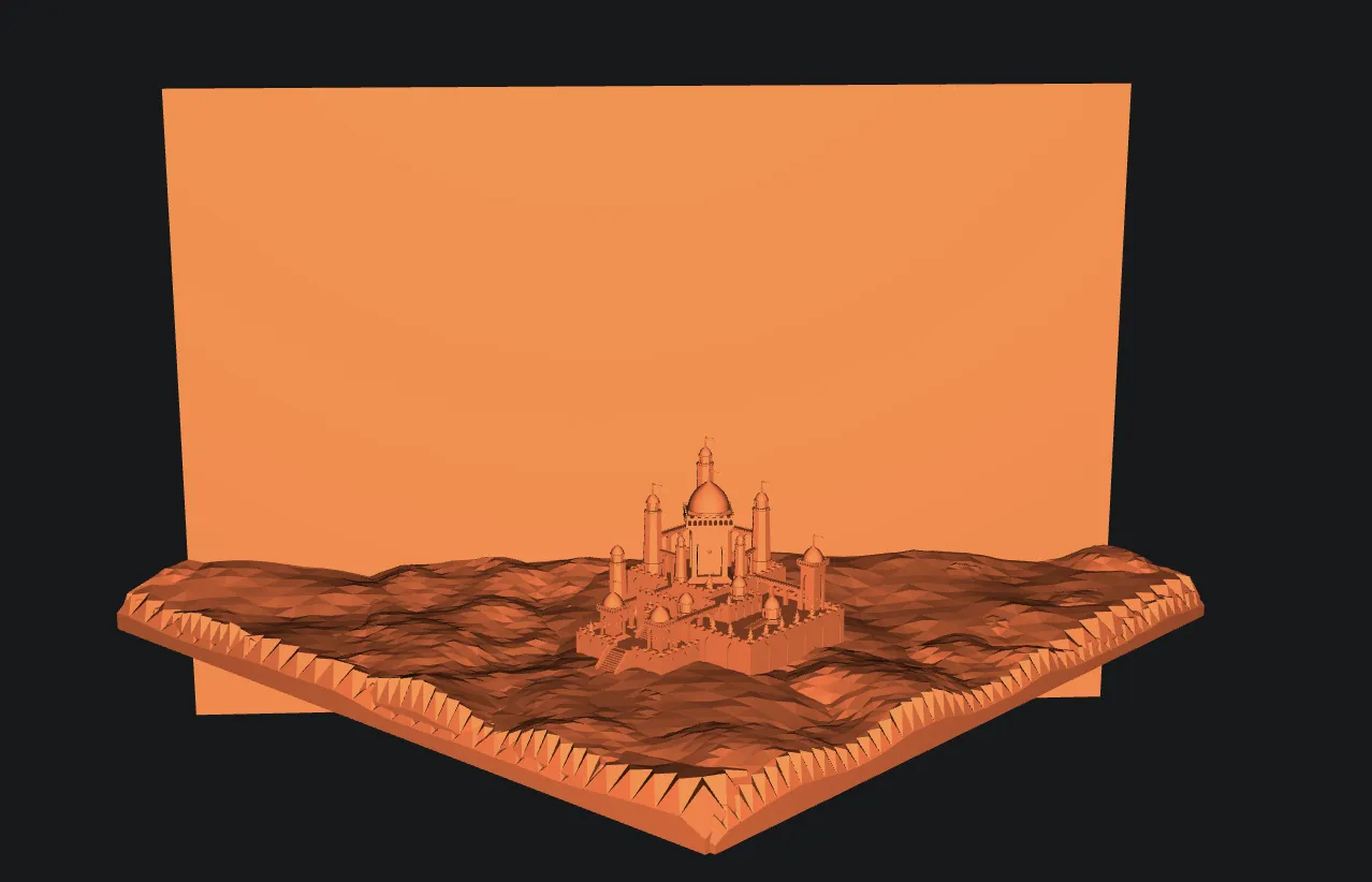 Mô hình lâu đài 3D